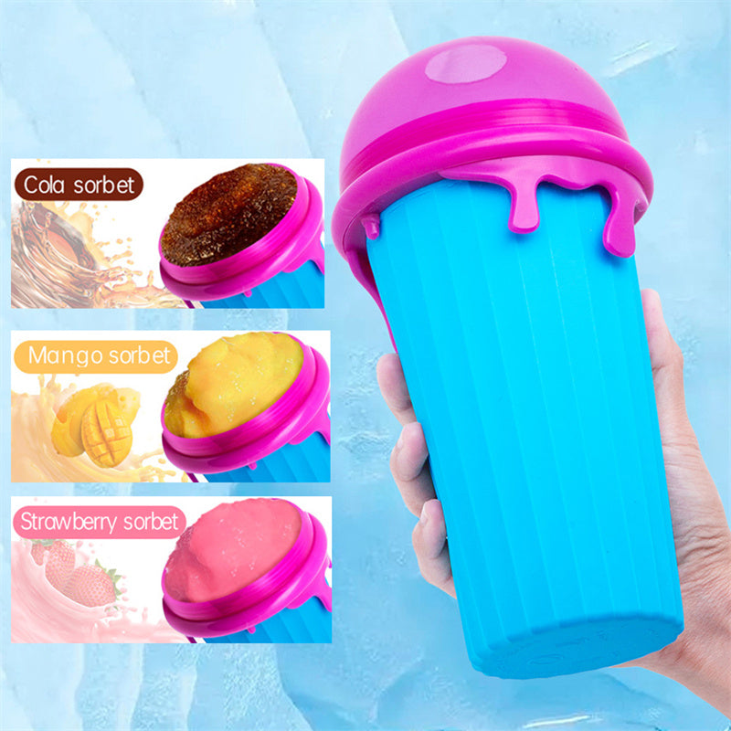 500ml Slushy Maker Cup – Quick Freeze Squeeze Bottle