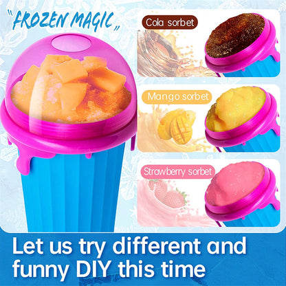 500ml Slushy Maker Cup – Quick Freeze Squeeze Bottle