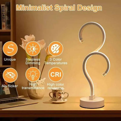 Creative Double Question Mark Lamp – USB LED Desk Light with 3 Colors