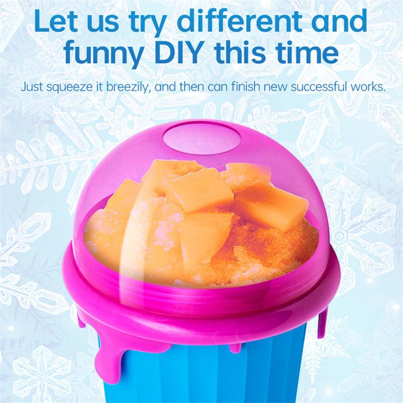 500ml Slushy Maker Cup – Quick Freeze Squeeze Bottle