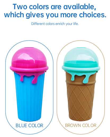 500ml Slushy Maker Cup – Quick Freeze Squeeze Bottle